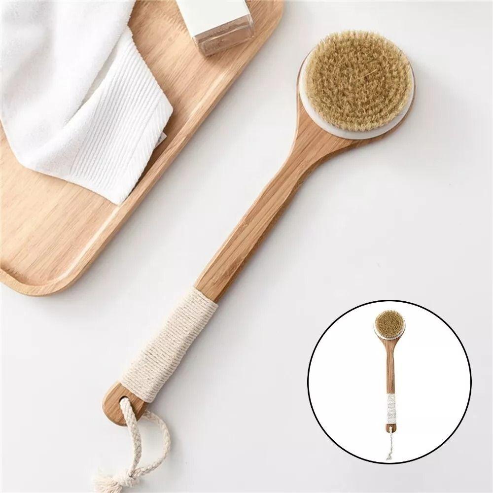 Portable Hair Swine Bristle Bath Brush Long Handle Shower Brush New Bamboo Bath Brush Style B
Portable Hair Swine Bristle Bath Brush Long Handle Shower Brush New Bamboo Bath Brush Style B