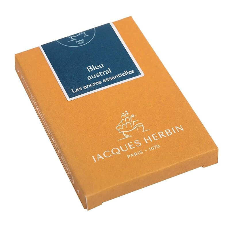 Herbin jack elvin essential ink Cartridge (7 pieces) ``Minami no Blue for fountain pens HERBIN hbj11016
Herbin jack elvin essential ink Cartridge (7 pieces) ``Minami no Blue for fountain pens HERBIN hbj11016