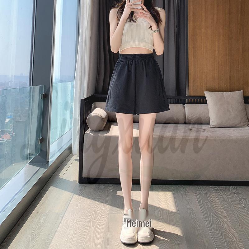 Women s High-Waist Cotton Linen A-Line Shorts - Summer Lightweight Korean Style, Petite Loose Fit, Wide-Leg Slimming Casual Pants L чёрный
Women s High-Waist Cotton Linen A-Line Shorts - Summer Lightweight Korean Style, Petite Loose Fit, Wide-Leg Slimming Casual Pants L чёрный