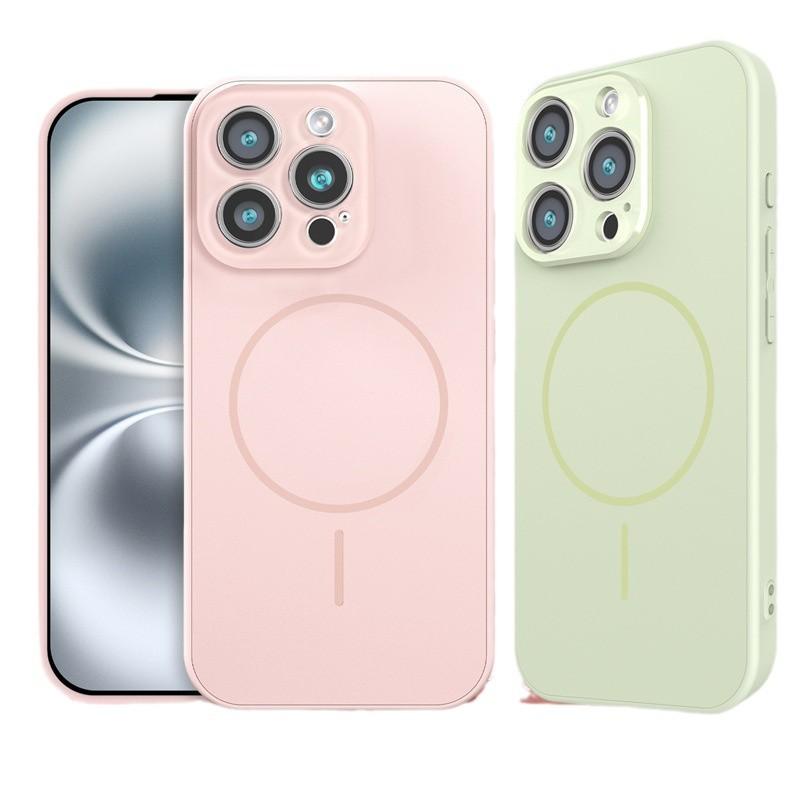 Suitable for Apple 16promax Phone Case, Liquid Magnetic Crystal Lens Ring, IPhone15 Solid Color Anti-drop Hard Case iPhone 16promax
Suitable for Apple 16promax Phone Case, Liquid Magnetic Crystal Lens Ring, IPhone15 Solid Color Anti-drop Hard Case iPhone 16promax