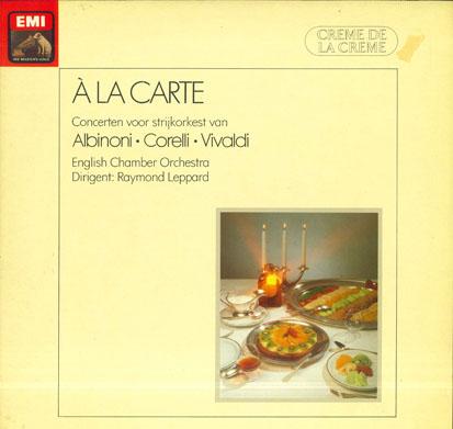 LP Record ENGLISH CHAMBER ORCHESTRA RAYMOND A La Carte Concerten Voor Strijkor 1A0451020681 EMI Netherland Classical Used
LP Record ENGLISH CHAMBER ORCHESTRA RAYMOND A La Carte Concerten Voor Strijkor 1A0451020681 EMI Netherland Classical Used