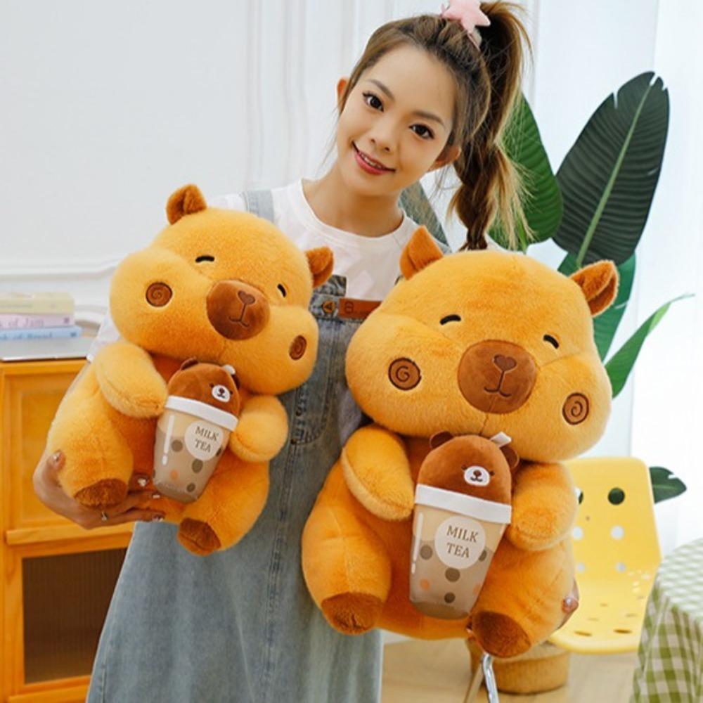 Кукла-симулятор капибары Q Style Capibara Fluffty Toy Креативная плюшевая игрушка-капибара Подарок на день рождения
Кукла-симулятор капибары Q Style Capibara Fluffty Toy Креативная плюшевая игрушка-капибара Подарок на день рождения
