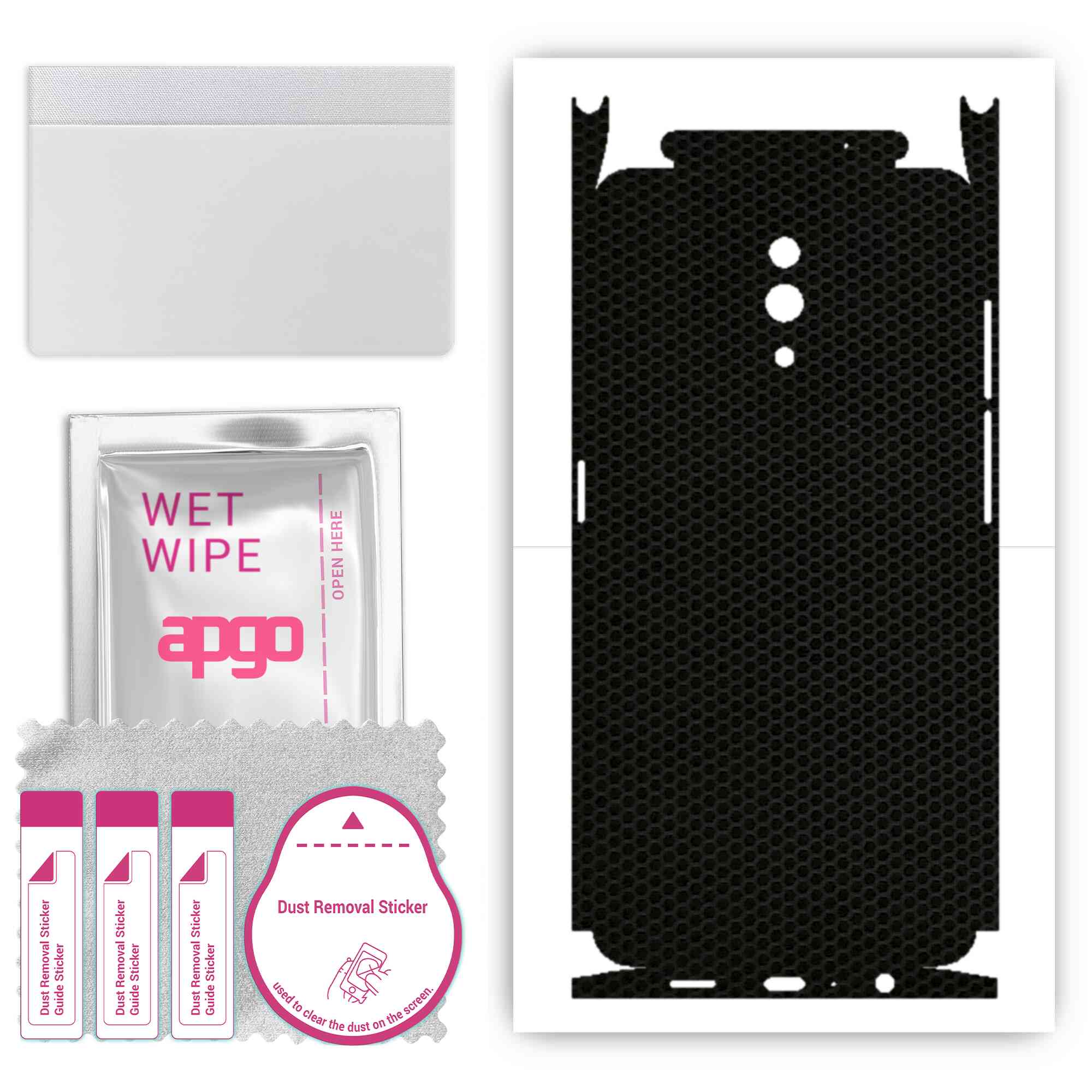 apgo Protective Skin Sticker for the back+sides compatible with Oppo Reno, Full Wrap Film, Foil, Vinyl - Pattern Matrix
apgo Protective Skin Sticker for the back+sides compatible with Oppo Reno, Full Wrap Film, Foil, Vinyl - Pattern Matrix