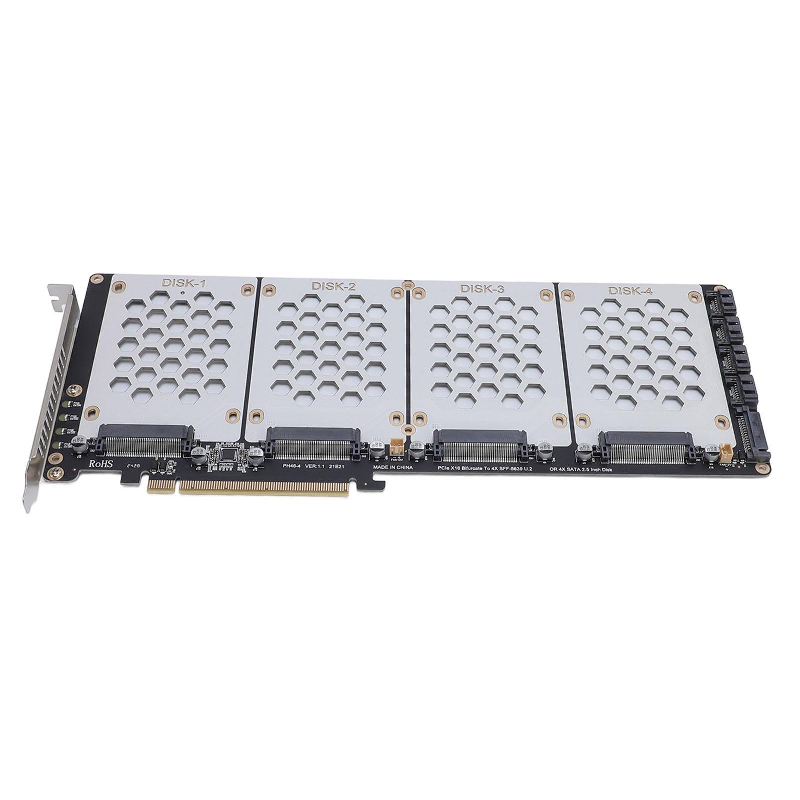 Адаптер U.2 NVME до PCIe 4.0 X8 SFF8639 2,5 дюйма Жорсткий диск Внутрішні компоненти комп’ютера
Адаптер U.2 NVME до PCIe 4.0 X8 SFF8639 2,5 дюйма Жорсткий диск Внутрішні компоненти комп’ютера