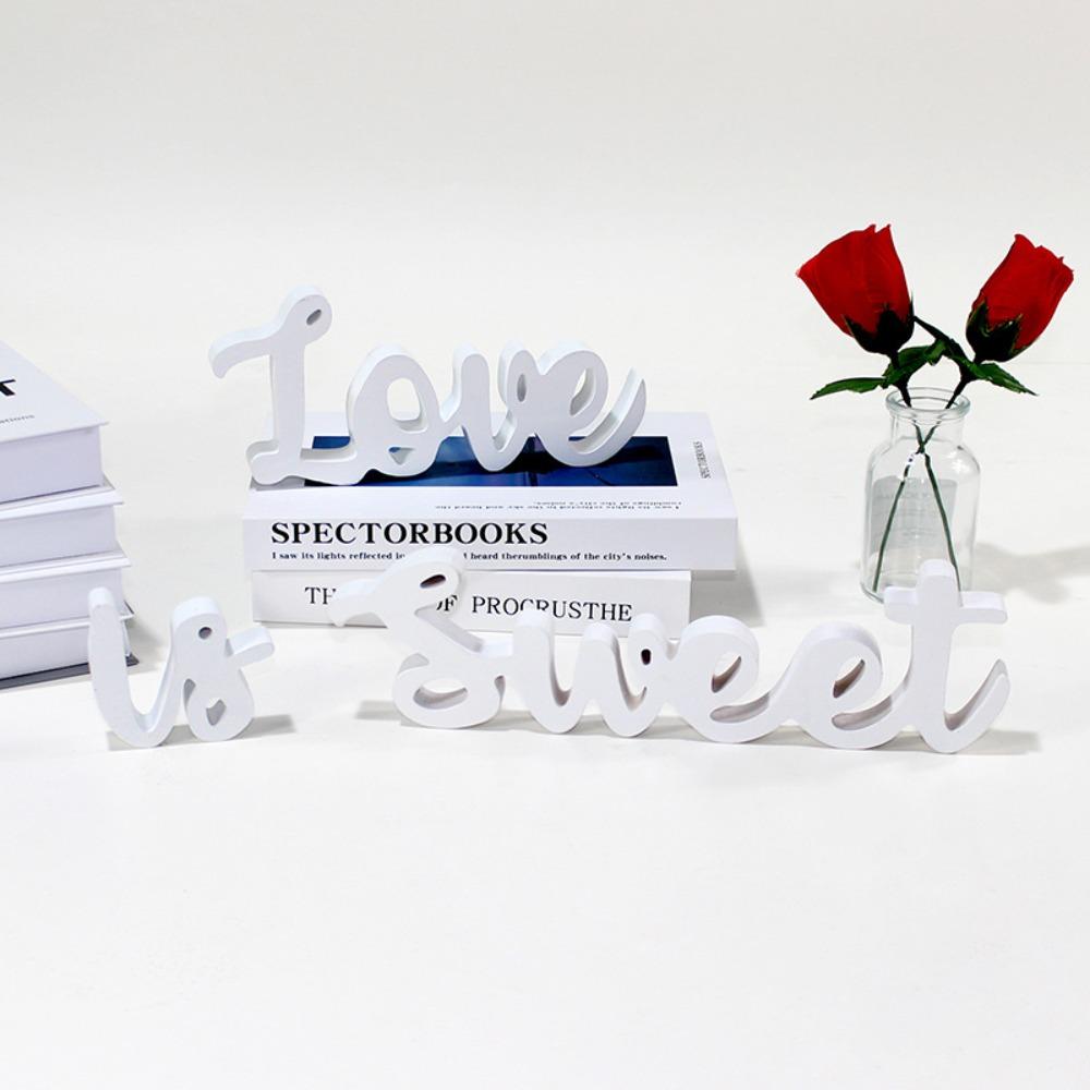 Elegant Love Is Sweet Wooden Ornament DIY Dessert Table Decor English Letter Sign Bridal Showers
Elegant Love Is Sweet Wooden Ornament DIY Dessert Table Decor English Letter Sign Bridal Showers