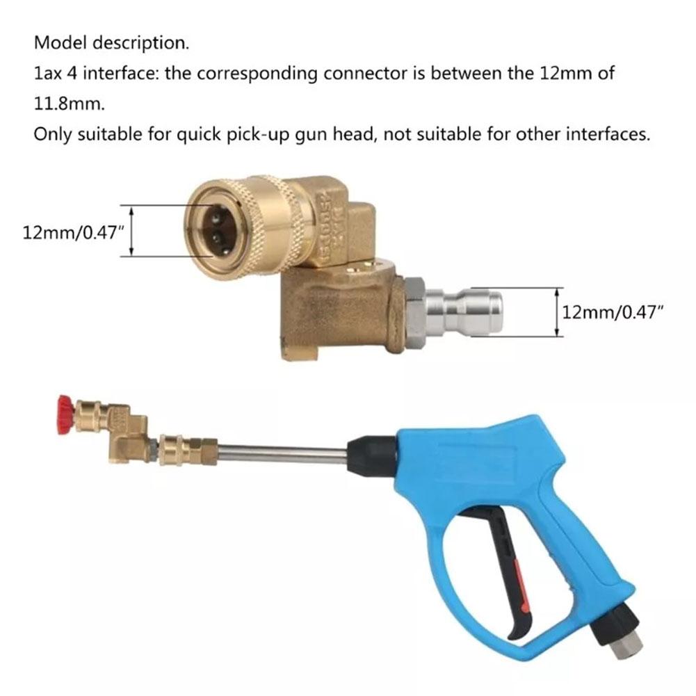 360° Swivel Pressure Washer Nozzle For Pivoting Coupler, Compatible 12mm Quick Connect Alloy Nozzle Pressure Washers Accessory China Mainland
360° Swivel Pressure Washer Nozzle For Pivoting Coupler, Compatible 12mm Quick Connect Alloy Nozzle Pressure Washers Accessory China Mainland