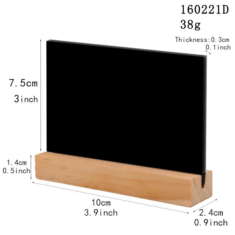 10 Pcs Wooden Double-sided Small Chalkboard Ornaments Home Decoration Hotel Bar Writing Board Double-sided Chalkboard Message Board Rectangle
10 Pcs Wooden Double-sided Small Chalkboard Ornaments Home Decoration Hotel Bar Writing Board Double-sided Chalkboard Message Board Rectangle