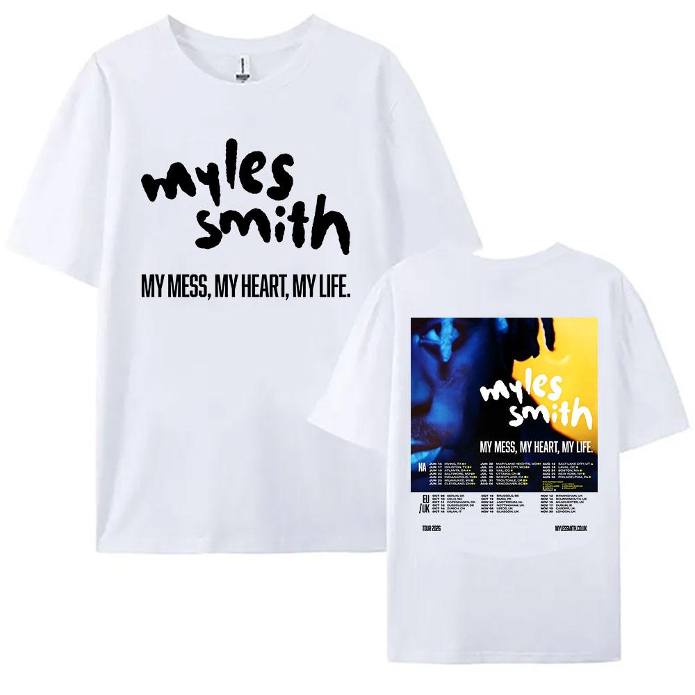 My Mess, My Heart, My Life Tour 2026 Tees Myles Smith Design Graphic Merch T-shirt 100%Cotton Soft Women Men Tshirt Graphic Clothing Summer tops M білий
My Mess, My Heart, My Life Tour 2026 Tees Myles Smith Design Graphic Merch T-shirt 100%Cotton Soft Women Men Tshirt Graphic Clothing Summer tops M білий