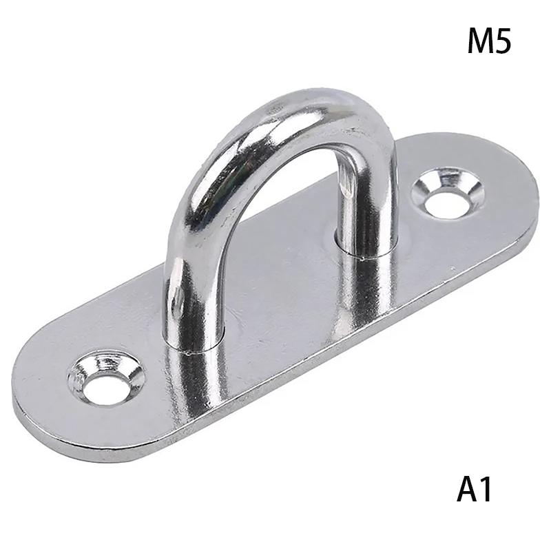 M5/6/8 Hook Eye Plate Heavy Oblong Duty Steel Stainless Pad Mount Wall U Boat Ceiling Hanger Ring Garage Hammock D Design Shape
M5/6/8 Hook Eye Plate Heavy Oblong Duty Steel Stainless Pad Mount Wall U Boat Ceiling Hanger Ring Garage Hammock D Design Shape