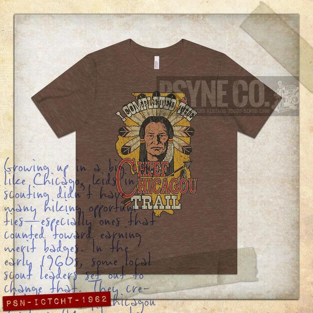 I Completed The Chief Chicagou Trail 1962 Vintage Men s T shirt XL
I Completed The Chief Chicagou Trail 1962 Vintage Men s T shirt XL