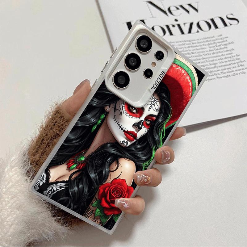 Catrina Beautiful Rose Girl Skull Soft Phone Case for Samsung Galaxy S24 S25 FE S26 Edge S23 Ultra S22 Plus S21 + Shockproof Cov Samsung S25 FE
Catrina Beautiful Rose Girl Skull Soft Phone Case for Samsung Galaxy S24 S25 FE S26 Edge S23 Ultra S22 Plus S21 + Shockproof Cov Samsung S25 FE