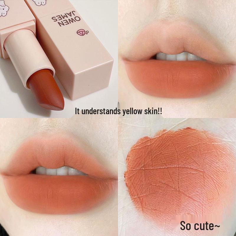 Owen James Sheer Awakening Soft Matte Nude Lipstick: Enhances complexion, long-lasting, non-stick, soft texture. Standard
Owen James Sheer Awakening Soft Matte Nude Lipstick: Enhances complexion, long-lasting, non-stick, soft texture. Standard