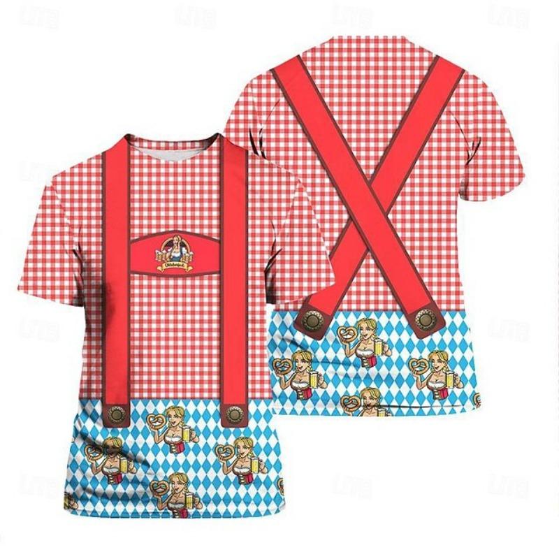 Чоловіча футболка з візерунком пива Oktoberfest, вільна футболка з коротким рукавом, підроблені бретелі, 3D-друк, підроблені сільськогосподарські роботи, унісекс футболка S
Чоловіча футболка з візерунком пива Oktoberfest, вільна футболка з коротким рукавом, підроблені бретелі, 3D-друк, підроблені сільськогосподарські роботи, унісекс футболка S