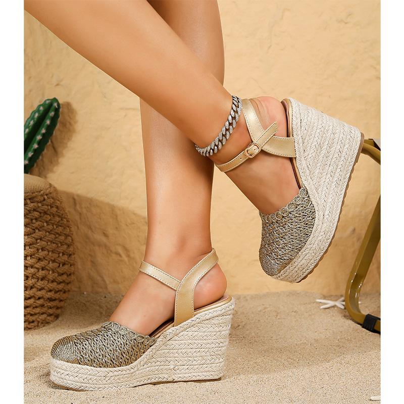 10cm Wedge Sandals Women Espadrille Shoes Soft Comfortable Summer Platform Party Shoes Fashion Ladies Heel Sandals Plus Size 42 42 золотий
10cm Wedge Sandals Women Espadrille Shoes Soft Comfortable Summer Platform Party Shoes Fashion Ladies Heel Sandals Plus Size 42 42 золотий
