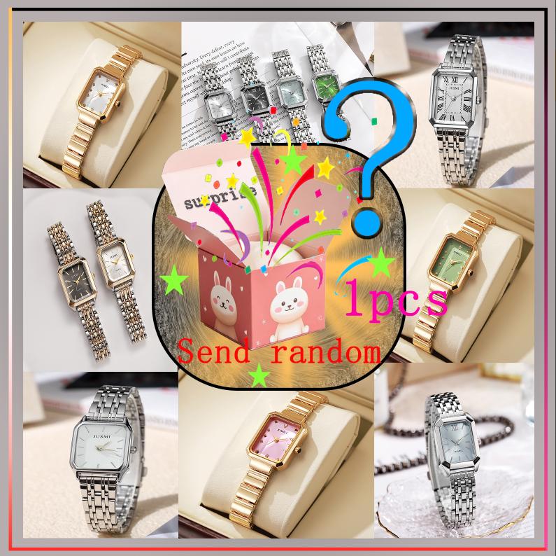 Surprise blind box new square sugar watch small forest series women s steel strap quartz watch random style разноцветный
Surprise blind box new square sugar watch small forest series women s steel strap quartz watch random style разноцветный