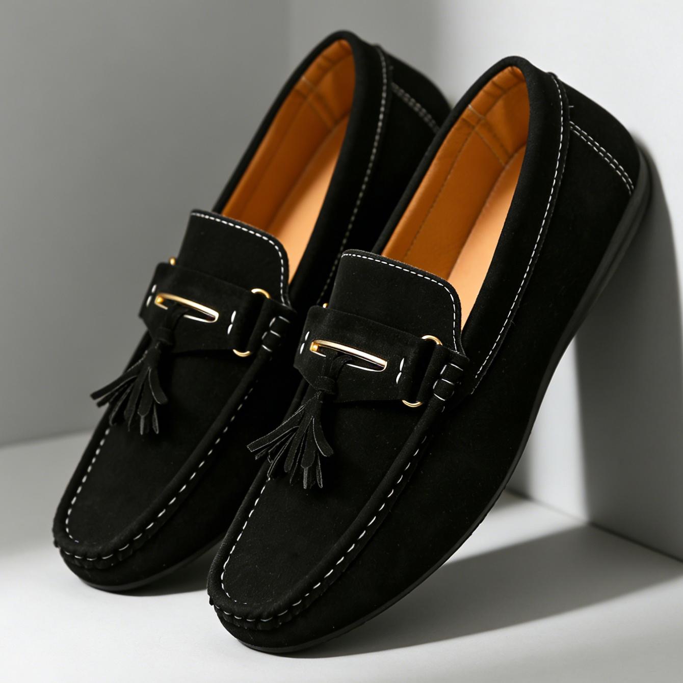Мужские замшевые мокасины на каждый день с кисточками Preppy Легкие дышащие Туфли для ходьбы и вождения Комфорт Мода Уличные мужские кроссовки 39 чёрный
Мужские замшевые мокасины на каждый день с кисточками Preppy Легкие дышащие Туфли для ходьбы и вождения Комфорт Мода Уличные мужские кроссовки 39 чёрный
