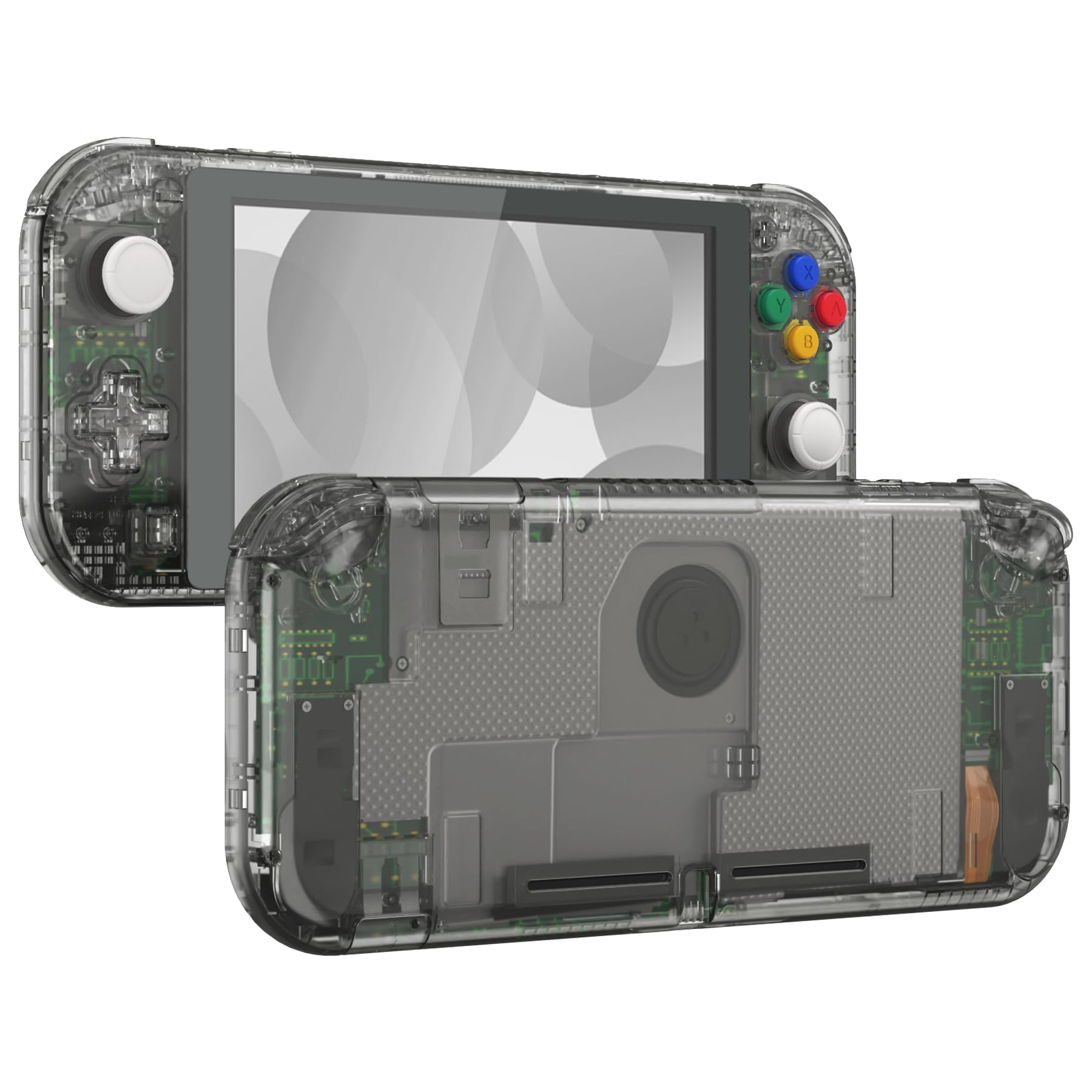 eXtremeRate DIY совместимый чехол из прозрачного материала для совместимых с Switch Nintendo Switch контроллеров подсветки ремонтный комплект с индивидуальным чехлом
eXtremeRate DIY совместимый чехол из прозрачного материала для совместимых с Switch Nintendo Switch контроллеров подсветки ремонтный комплект с индивидуальным чехлом