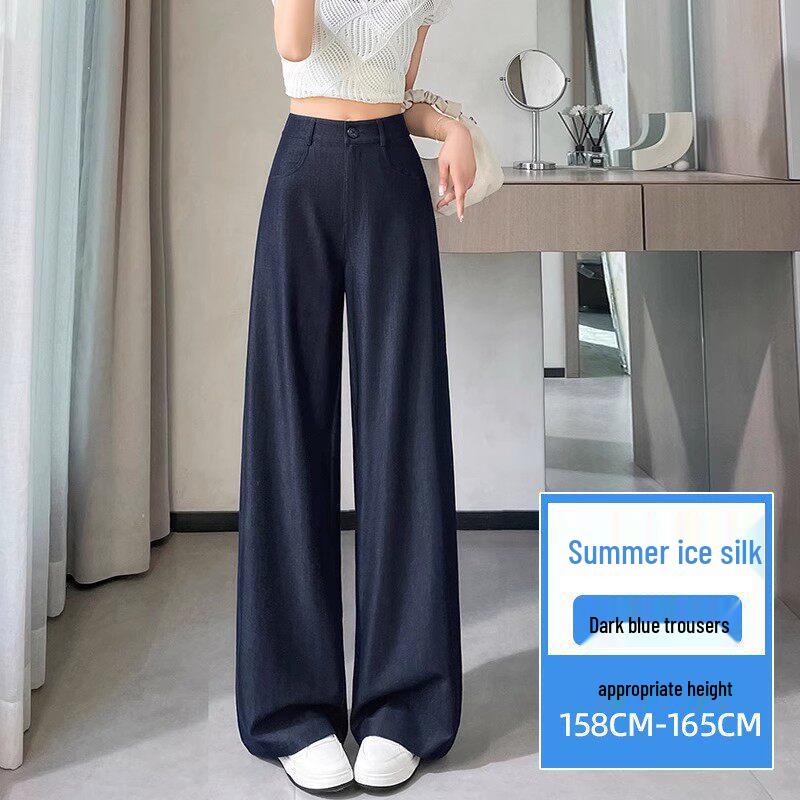 Women s Ice Silk Denim-Look High-Waisted Wide-Leg Pants: Breathable, Slimming, and Straight-Leg for Summer 2026. 6XL
Women s Ice Silk Denim-Look High-Waisted Wide-Leg Pants: Breathable, Slimming, and Straight-Leg for Summer 2026. 6XL