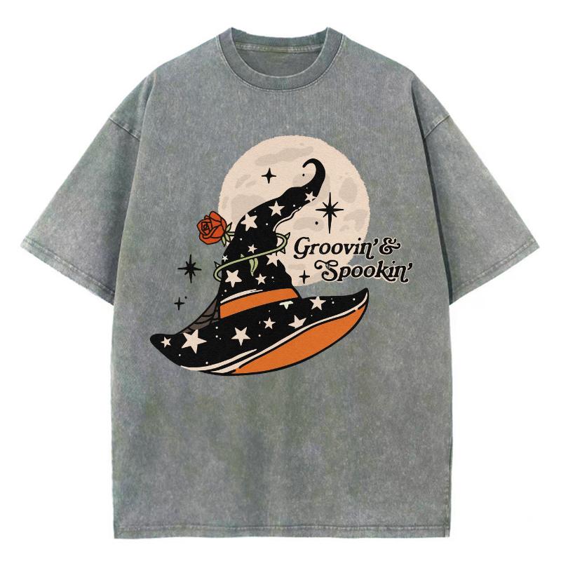 Halloween Print Women s T-Shirt Washed Denim Cotton Short Sleeve Oversized Crew Neck Top For Everyday Casual Wear 3XL
Halloween Print Women s T-Shirt Washed Denim Cotton Short Sleeve Oversized Crew Neck Top For Everyday Casual Wear 3XL