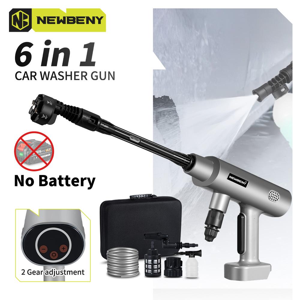NEWBENY 200Bar 6 IN 1 Brushless Electric Car Washer Cordless Efficient Garden Cleaning Power Tools For 18V-21V Battery No Battery
NEWBENY 200Bar 6 IN 1 Brushless Electric Car Washer Cordless Efficient Garden Cleaning Power Tools For 18V-21V Battery No Battery