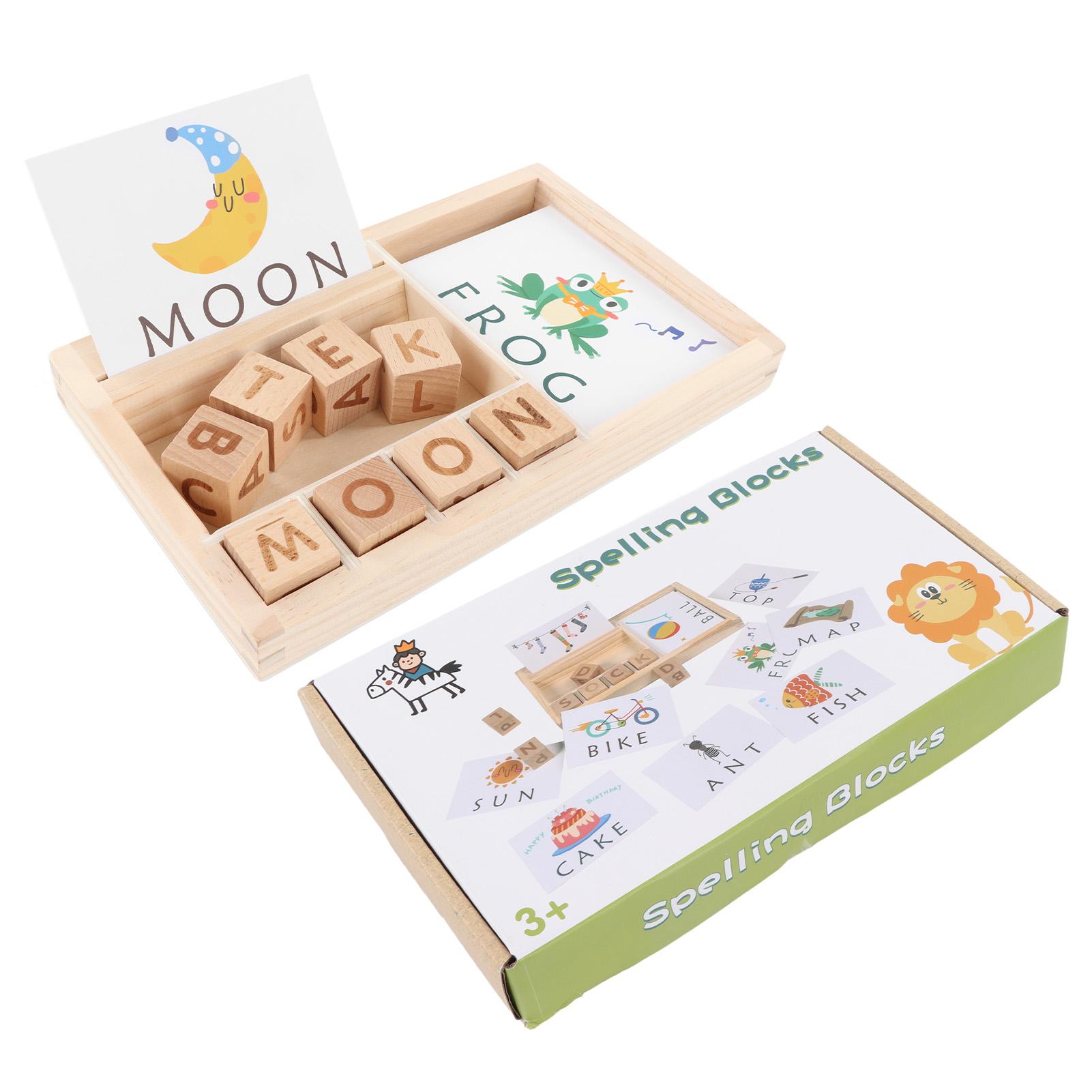 ABC Building Blocks English Letters 8 Blocks 30 Cards Wooden Blocks Sorting Game Board for Children
ABC Building Blocks English Letters 8 Blocks 30 Cards Wooden Blocks Sorting Game Board for Children