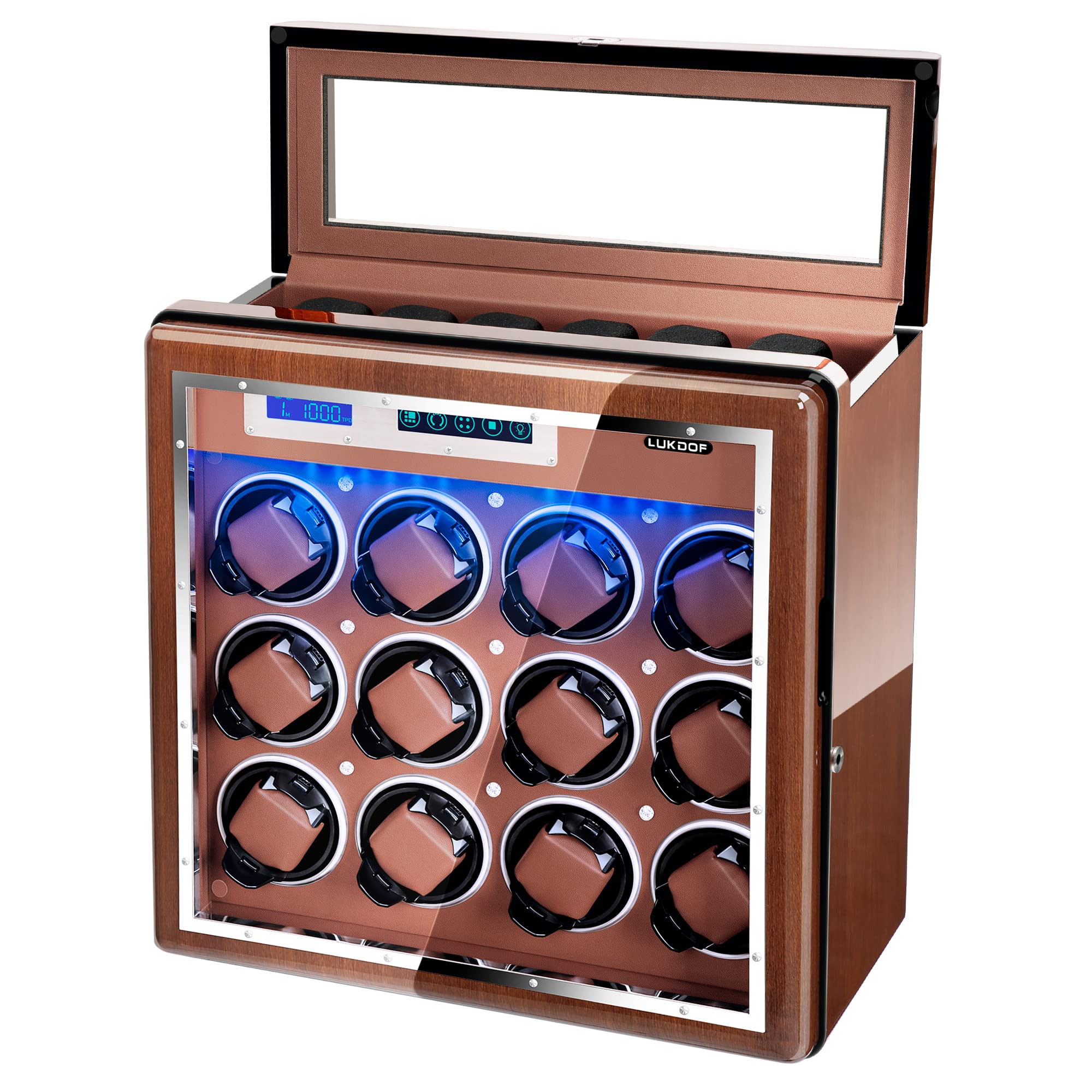 Winding Machine, 12 Winders, 6 Watches, Automatic Watch Winder, Watch Winder, Watch Case, Watch Wonder, Watch Storage Case, Watch Winder, Adjustable
Winding Machine, 12 Winders, 6 Watches, Automatic Watch Winder, Watch Winder, Watch Case, Watch Wonder, Watch Storage Case, Watch Winder, Adjustable