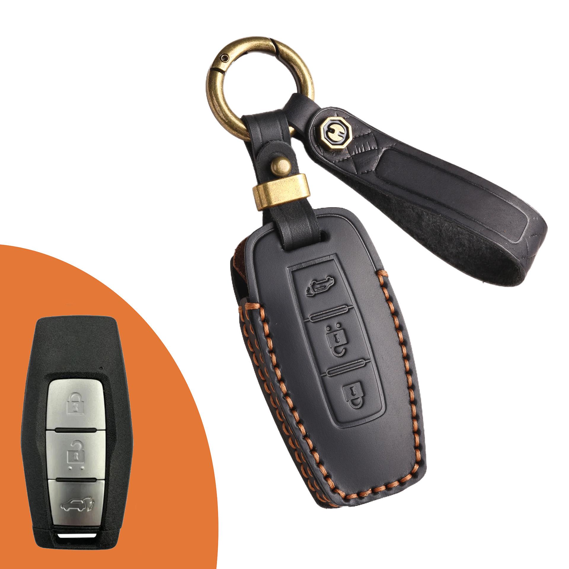 Чехол для ключа в стиле ретро из натуральной кожи и цепочка для Mitsubishi Outlander GAC 2023 года
Чехол для ключа в стиле ретро из натуральной кожи и цепочка для Mitsubishi Outlander GAC 2023 года