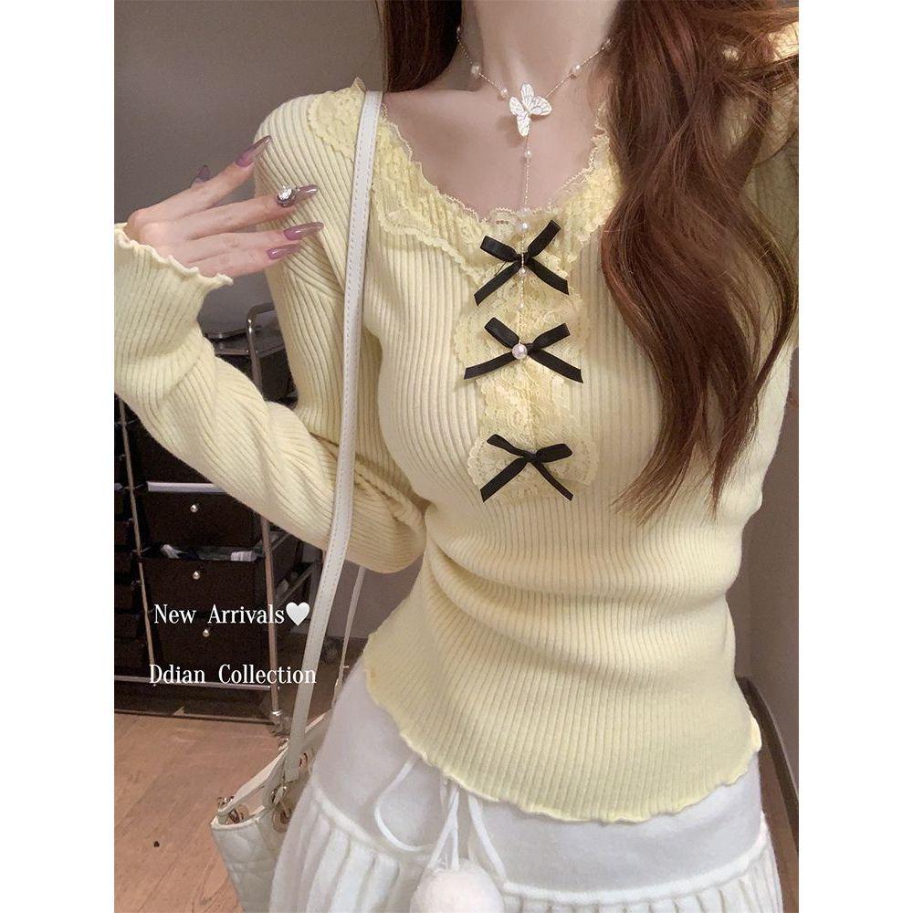 Korean Lace Patchwork Knitted Slim-fit Sweater for Women - 2025 Autumn/Winter Trendy Top One Size серый
Korean Lace Patchwork Knitted Slim-fit Sweater for Women - 2025 Autumn/Winter Trendy Top One Size серый