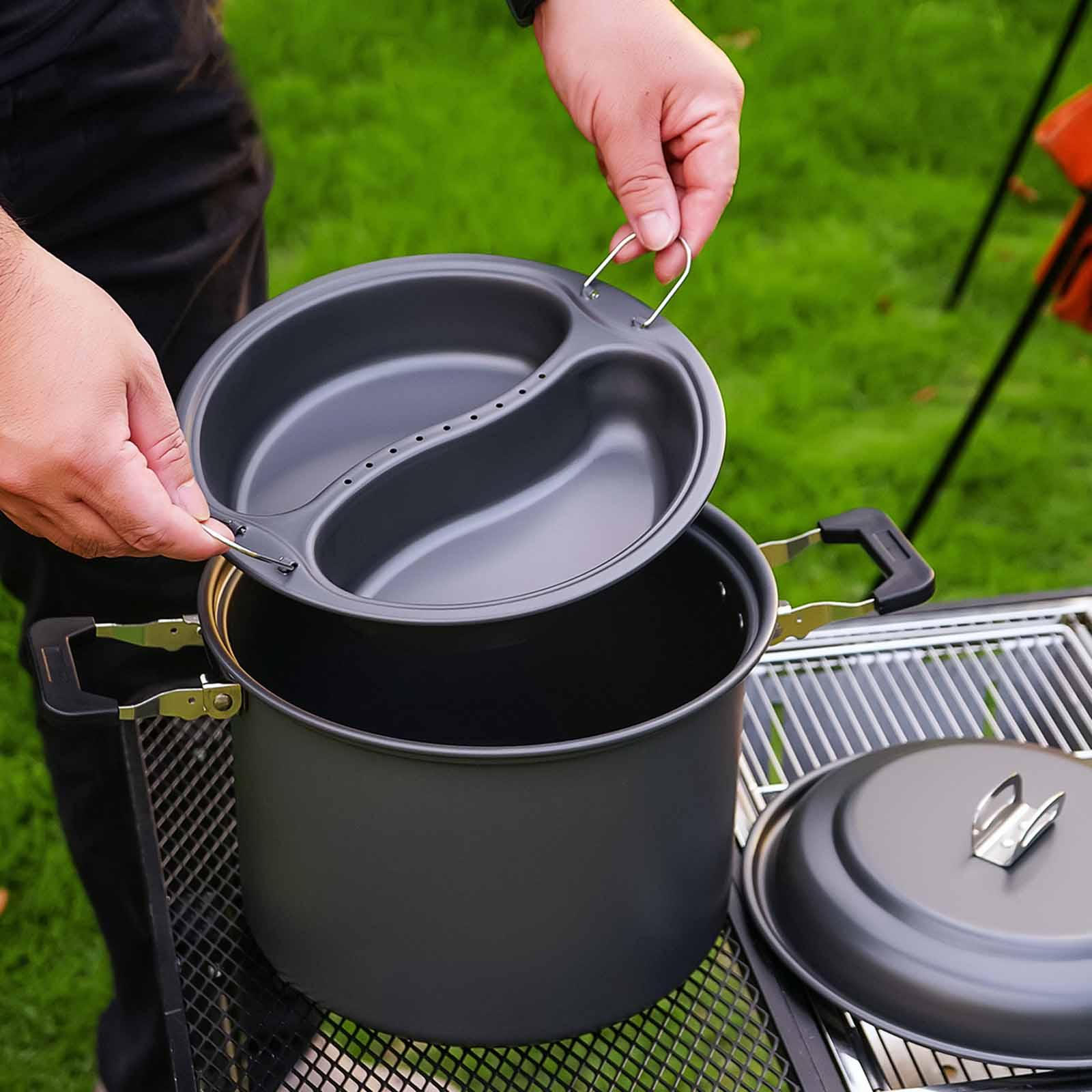 Outdoor Camping Pot Versatile Camp for Picnic Backpacking Travel
Outdoor Camping Pot Versatile Camp for Picnic Backpacking Travel