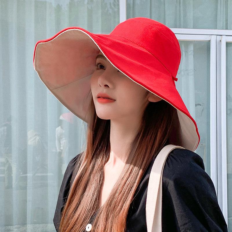 Fisherman s hat, face shading, big eave hat, versatile black, sunscreen, double-sided sun hat. One Size - (54-58)
Fisherman s hat, face shading, big eave hat, versatile black, sunscreen, double-sided sun hat. One Size - (54-58)