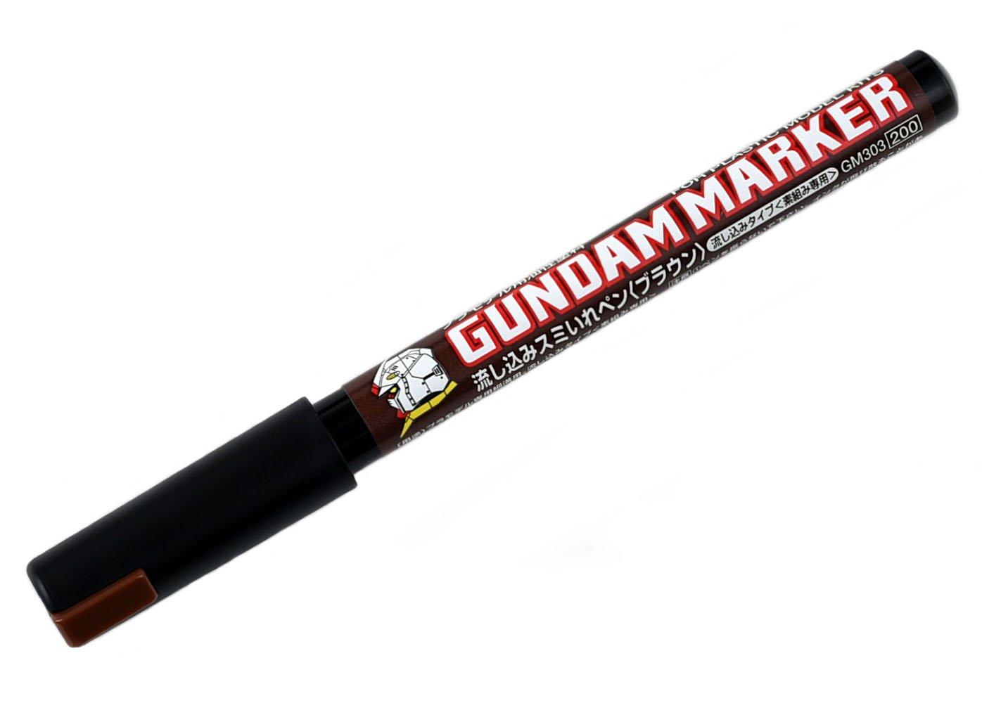 GSI Creos Gundam Marker Inking GM303 Flow-In Pen, Brown,
GSI Creos Gundam Marker Inking GM303 Flow-In Pen, Brown,