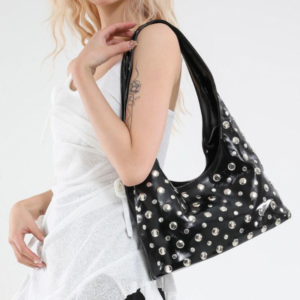 Punk Style Y2k Underarm Bag Spicy Girl Bucket Bag Portable Underarm Bag Girl коричневий
Punk Style Y2k Underarm Bag Spicy Girl Bucket Bag Portable Underarm Bag Girl коричневий