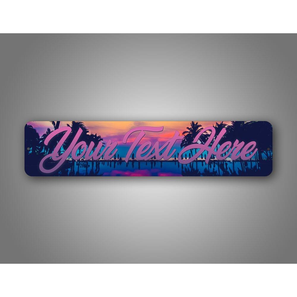 Custom 4x16 Inch Tropical Metal Sign, Personalized Beach Bar Decor, Funny Novelty Tin Plaque for Home Wall Art білий
Custom 4x16 Inch Tropical Metal Sign, Personalized Beach Bar Decor, Funny Novelty Tin Plaque for Home Wall Art білий
