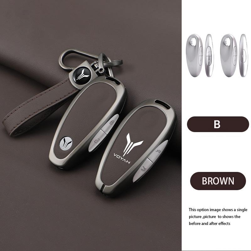 Zinc Alloy Car Key Case Cover Holder Chain For Voyah Free SUV Smart Fob Key Protective Shell Styling Interior Accessories
Zinc Alloy Car Key Case Cover Holder Chain For Voyah Free SUV Smart Fob Key Protective Shell Styling Interior Accessories
