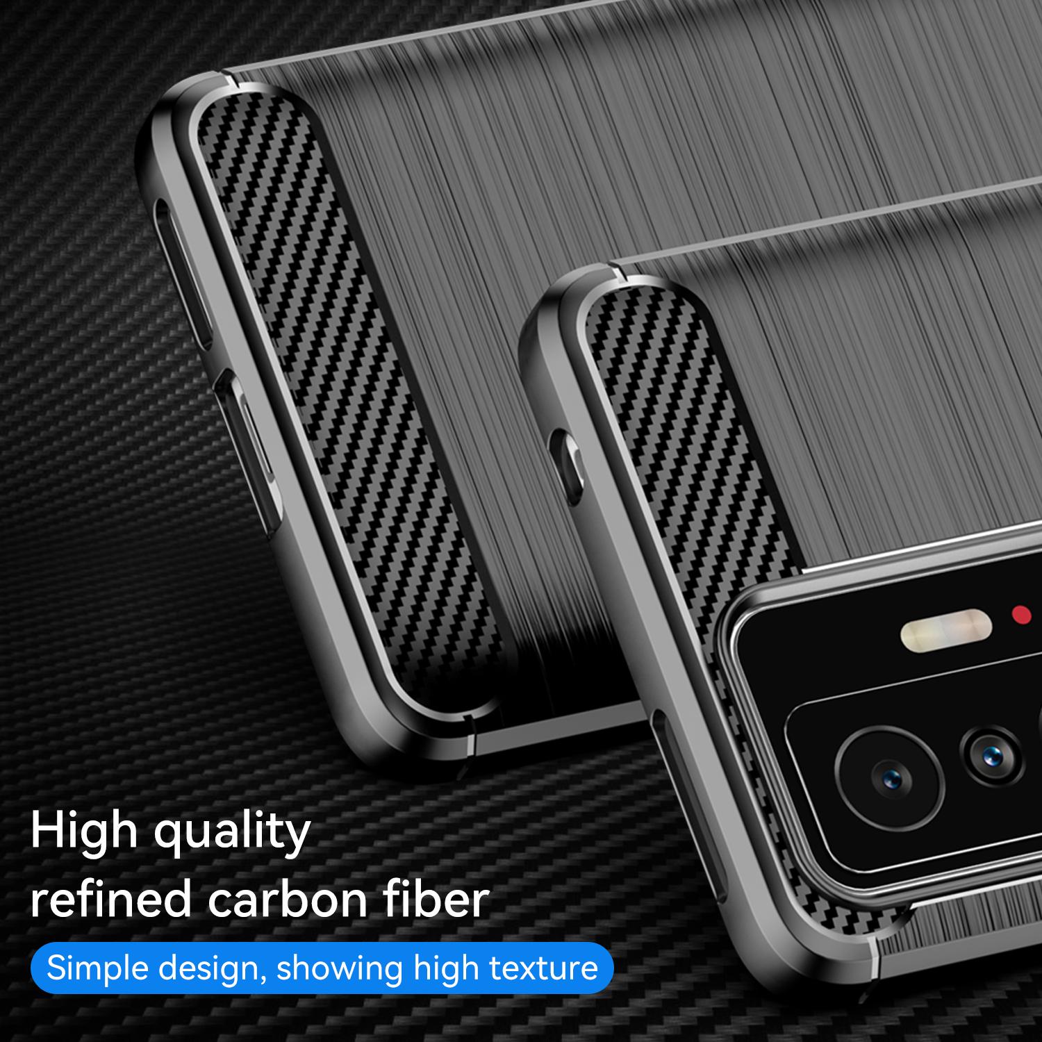 1.8mm Carbon Fiber Brushed Texture Cellphone Back Case Anti-fingerprint Flexible TPU Cover for Xiaomi 11T Pro/11T Black
1.8mm Carbon Fiber Brushed Texture Cellphone Back Case Anti-fingerprint Flexible TPU Cover for Xiaomi 11T Pro/11T Black
