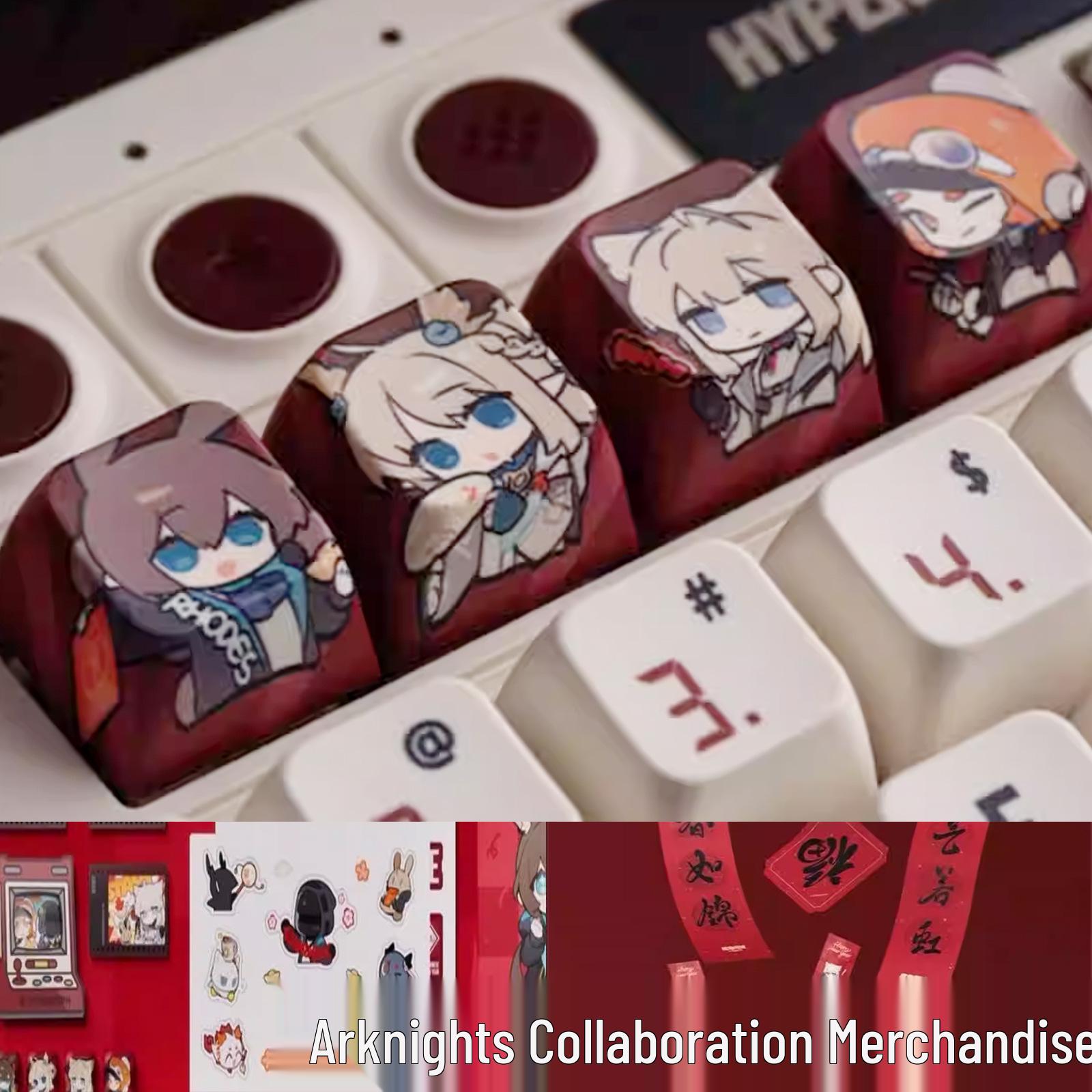 Коллекция сопутствующих товаров Arknights × Hypergryph: Колпачки для клавиш, Красные конверты и Весенние куплеты. Arknights Co-branded Keycap (Key A03)
Коллекция сопутствующих товаров Arknights × Hypergryph: Колпачки для клавиш, Красные конверты и Весенние куплеты. Arknights Co-branded Keycap (Key A03)