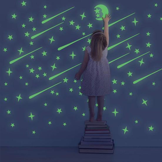 Метеорная звезда, луна, стикер на стену, спальня, детская комната, флуоресцентные обои, художественный декор
Метеорная звезда, луна, стикер на стену, спальня, детская комната, флуоресцентные обои, художественный декор