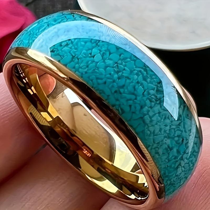 Men s Turquoise Textured Dome Ring With Beveled Edge And Granular Design Stylish Band Jewelry No. 7
Men s Turquoise Textured Dome Ring With Beveled Edge And Granular Design Stylish Band Jewelry No. 7