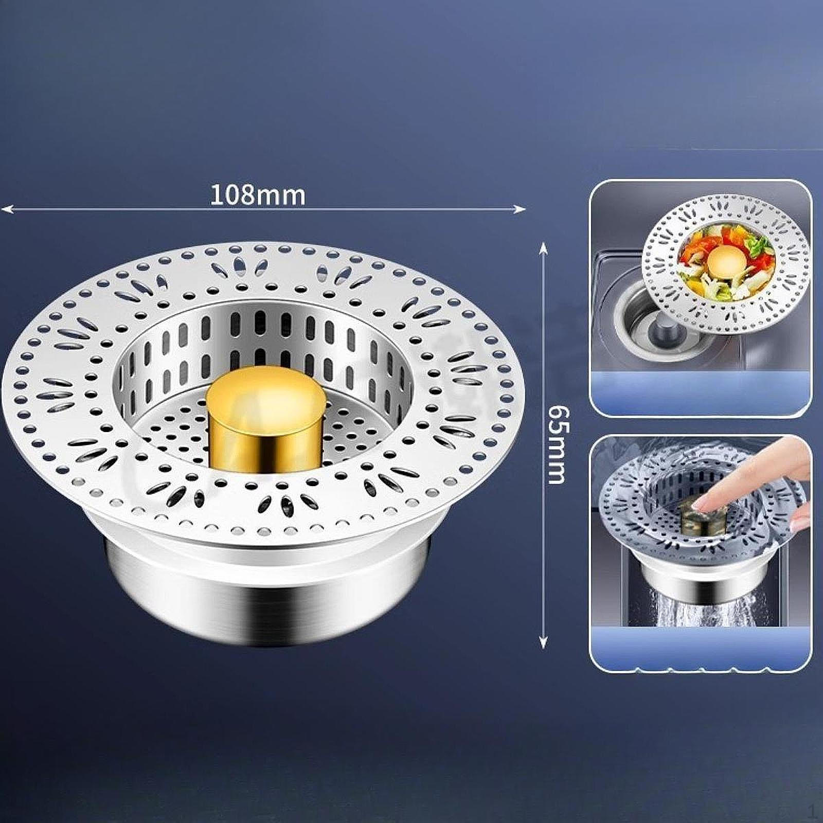 Sink Stopper Drain Strainer Anti Clogging Basket Versatile for Restaurants Accessories Plug
Sink Stopper Drain Strainer Anti Clogging Basket Versatile for Restaurants Accessories Plug