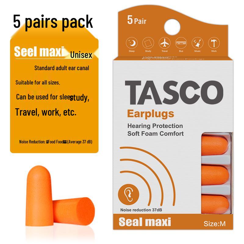 TASCO Soundproof Earplugs for Sleep, Study & Work – Noise Reduction, Anti-Snoring, Ideal for Students.
TASCO Soundproof Earplugs for Sleep, Study & Work – Noise Reduction, Anti-Snoring, Ideal for Students.