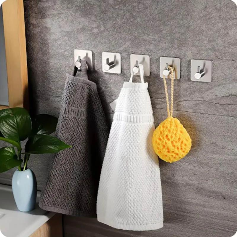 1/2/4Pcs Adhesive Heavy Duty Wall Hook Waterproof Stainless Steel, Mounting - Bathroom and Bedroom
1/2/4Pcs Adhesive Heavy Duty Wall Hook Waterproof Stainless Steel, Mounting - Bathroom and Bedroom