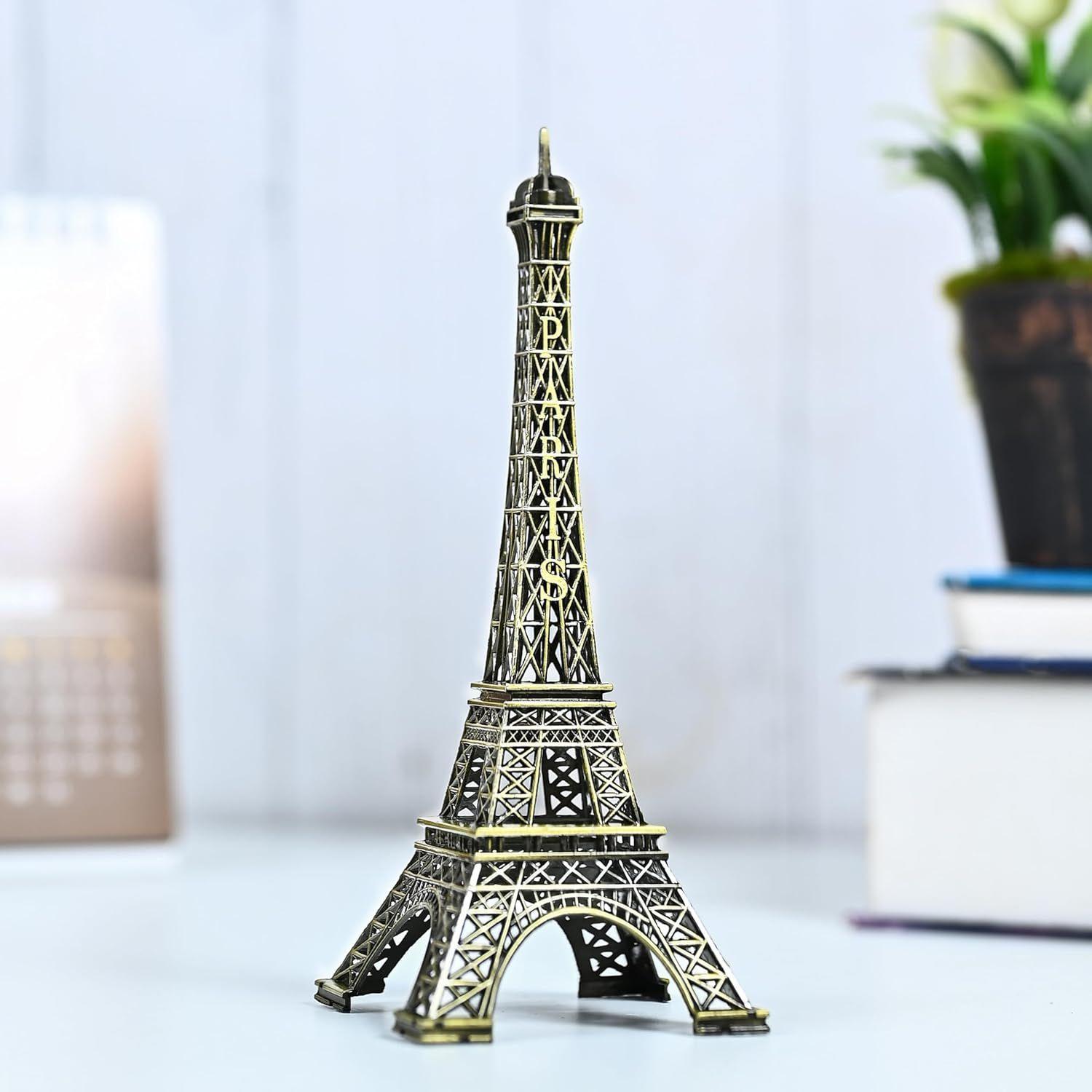 Eiffel Tower Showpiece - Stunning French Decor | 15cm Metal Sculpture for Travel Lovers & Home Decor
Eiffel Tower Showpiece - Stunning French Decor | 15cm Metal Sculpture for Travel Lovers & Home Decor