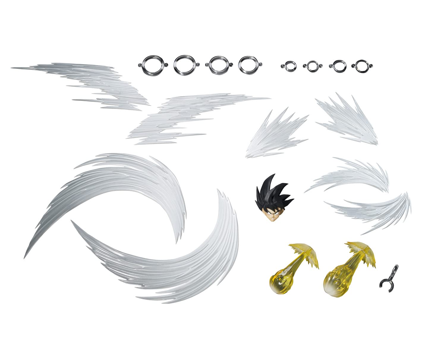 TAMASHII NATIONS Dragon Ball Z Son Goku Effect Parts 140mm ABS PVC Painted Movable Figure S.H.Figuarts Set, Approx. &
TAMASHII NATIONS Dragon Ball Z Son Goku Effect Parts 140mm ABS PVC Painted Movable Figure S.H.Figuarts Set, Approx. &