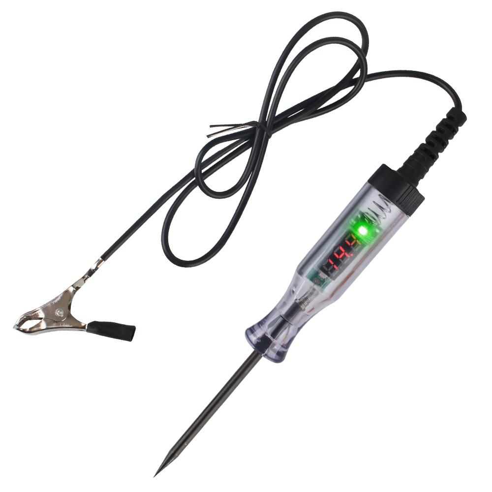 Car Display Measuring Pen Voltage Tester Universal DC/Resistance Test Probe Pen Circuit Detector Auto Accessories Digital LCD чорний
Car Display Measuring Pen Voltage Tester Universal DC/Resistance Test Probe Pen Circuit Detector Auto Accessories Digital LCD чорний