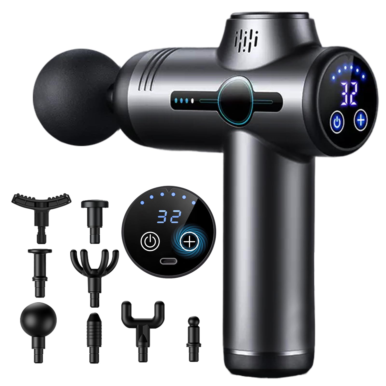 YUTA Fascia Release Gun Handy Gun Fascia Gun уровни регулировки 8 головок в комплекте Самая высокая скорость 3600 MINI 2000 мАч большая емкость 8 часов
YUTA Fascia Release Gun Handy Gun Fascia Gun уровни регулировки 8 головок в комплекте Самая высокая скорость 3600 MINI 2000 мАч большая емкость 8 часов