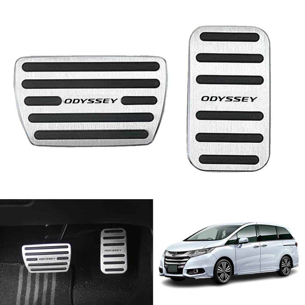 Kakash Honda Aluminum Alloy Foot Pedal Cover Set of 2 (Silver) Compatible with Honda Odyssey RC1 RC2 RC Series Odyssey Hybrid RC4
Kakash Honda Aluminum Alloy Foot Pedal Cover Set of 2 (Silver) Compatible with Honda Odyssey RC1 RC2 RC Series Odyssey Hybrid RC4
