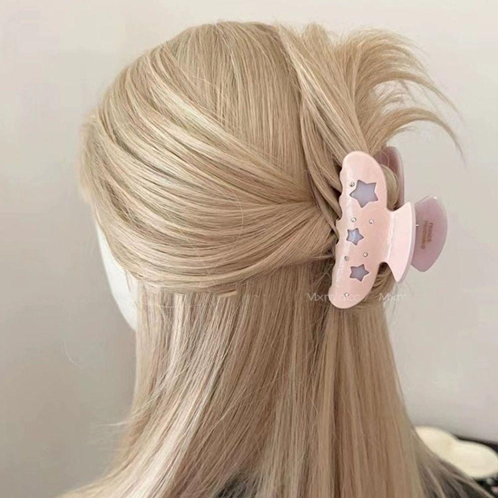 Rhinestones Acetic Acid Star Hair Claw Pentagram Y2k Hair Clip Personalized Date
Rhinestones Acetic Acid Star Hair Claw Pentagram Y2k Hair Clip Personalized Date