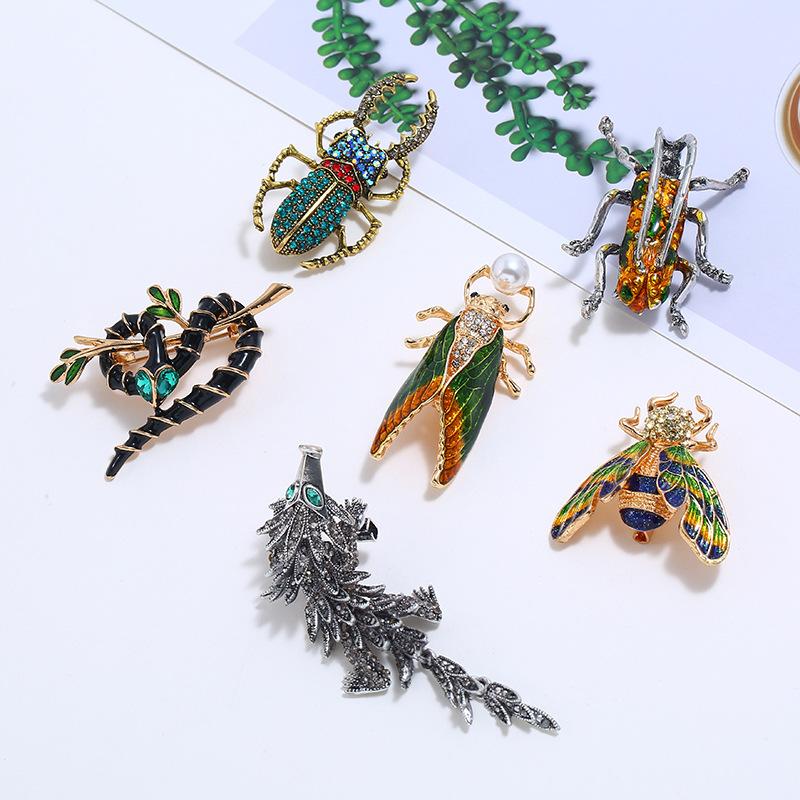 New Arrival Exquisite Women Men Beetle Frog Crystal Enamel Brooches Buckles Fashin Exquisite Metal Insect Series Badges Pins
New Arrival Exquisite Women Men Beetle Frog Crystal Enamel Brooches Buckles Fashin Exquisite Metal Insect Series Badges Pins
