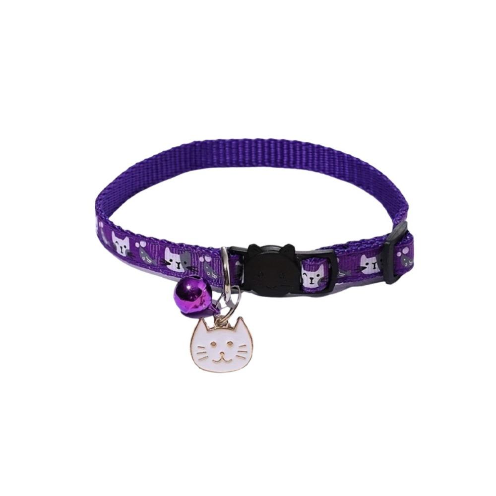 Adjustable Pet Cat Collar Safety Buckle Quick Release Anti-lost Cat Necklace with Cat Face Pendant Bell Cat Pattern фиолетовый
Adjustable Pet Cat Collar Safety Buckle Quick Release Anti-lost Cat Necklace with Cat Face Pendant Bell Cat Pattern фиолетовый