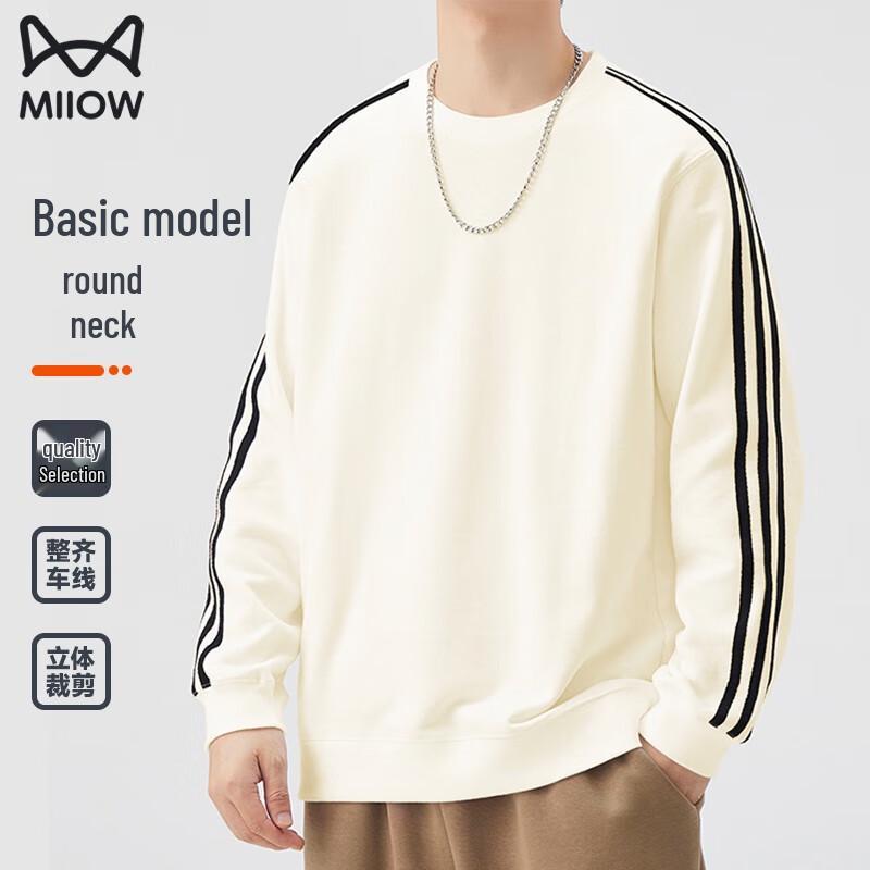 MiiOW Men s Casual Crew Neck Sweatshirt L
MiiOW Men s Casual Crew Neck Sweatshirt L